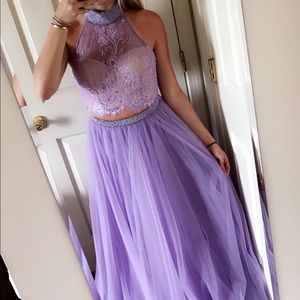 Lavender prom dress